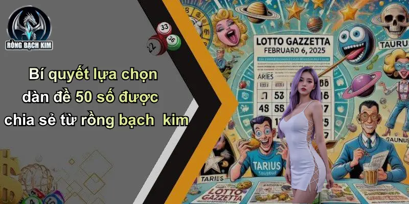 Bí quyết lựa chọn dàn đề 50 số được chia sẻ từ rồng bạch kim