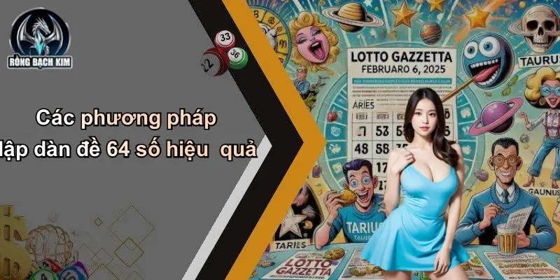 Các phương pháp lập dàn đề 64 số hiệu quả