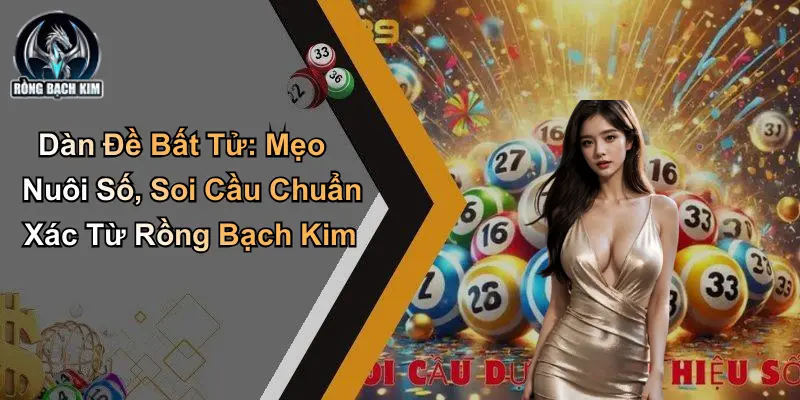 Dàn Đề Bất Tử: Mẹo Nuôi Số, Soi Cầu Từ Rồng Bạch Kim