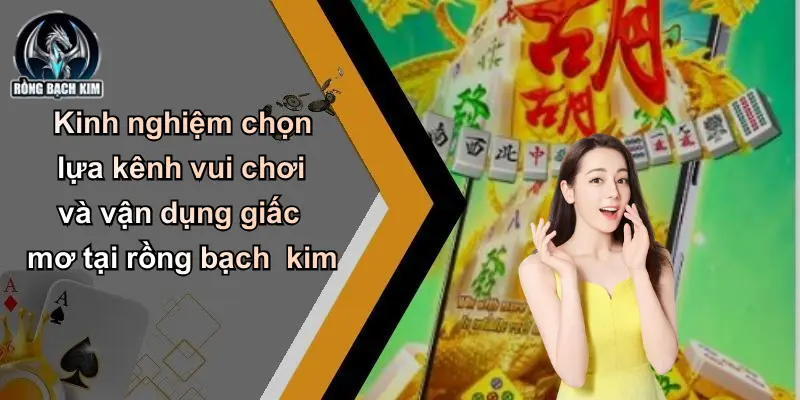 Kinh nghiệm chọn lựa kênh vui chơi và vận dụng giấc mơ tại rồng bạch kim