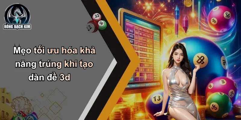 Mẹo tối ưu hóa khả năng trúng khi tạo dàn đề 3d
