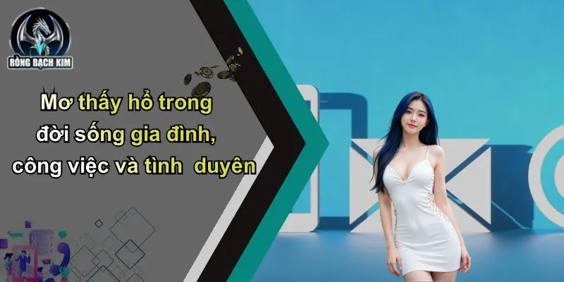 Mơ thấy hổ trong đời sống gia đình, công việc và tình duyên