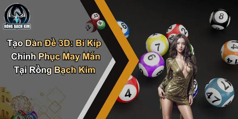 Tạo Dàn Đề 3D: Bí Kíp Chinh Phục May Mắn Tại Rồng Bạch Kim